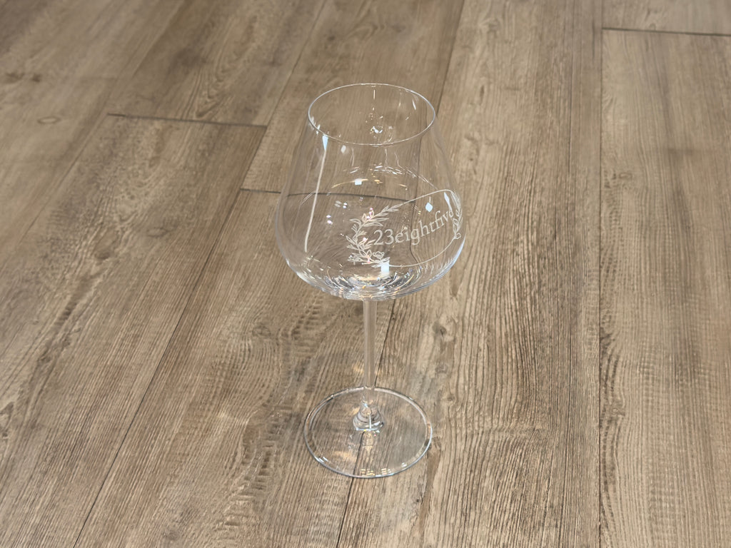 Custom Laser Engraved Premium Wine Glass 23 oz
