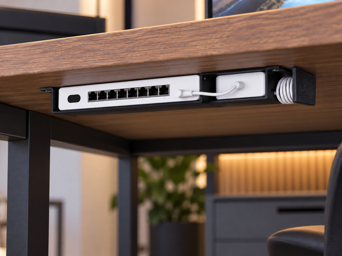Ubiquiti Device Bridge Switch Under Desk and Wall Mount (UDB-Switch)