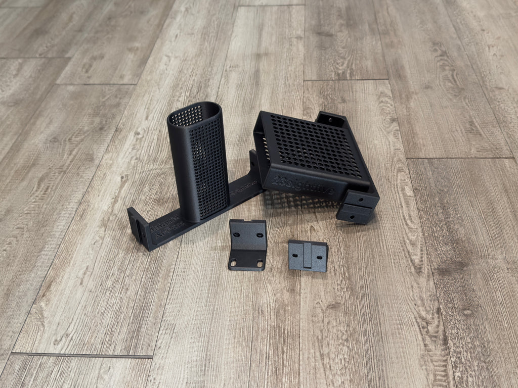 Ubiquiti Unifi AI-Key and AI-Port Carbon Fiber Infused 1U Modular Rack Mount