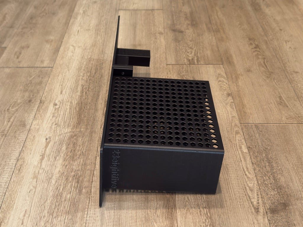 Apple Mac Studio JetKVM PoE Holder 3U Rack Mount