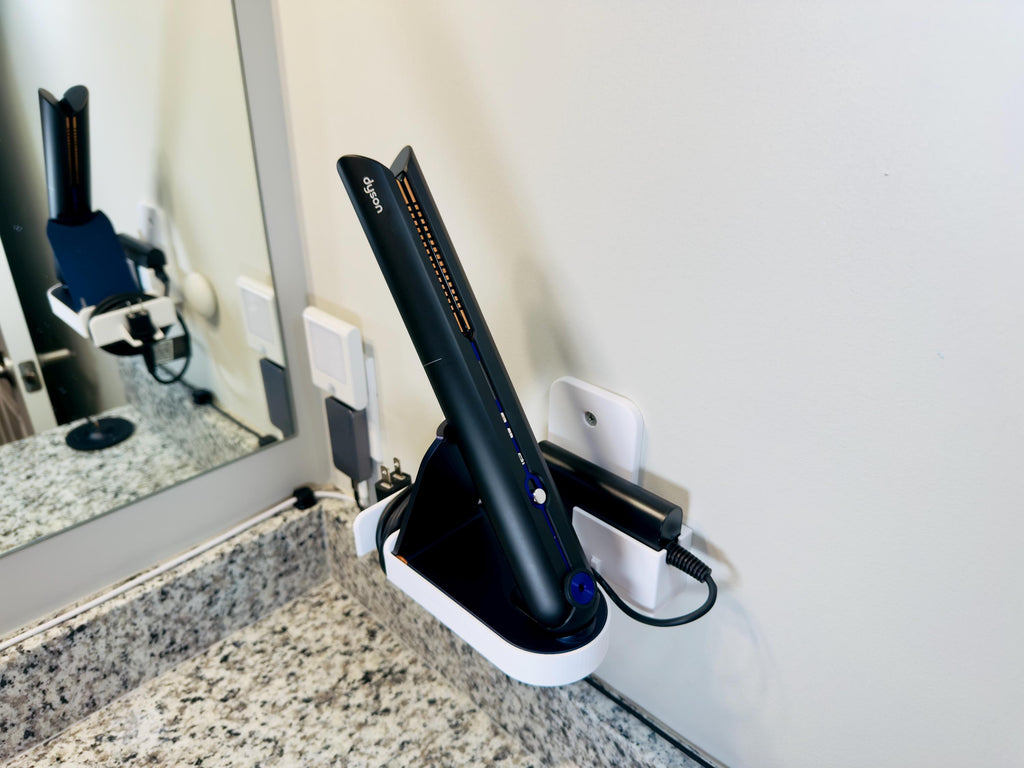 Wall Mount with Built-In Cable Management for Dyson Corrale Hair Straightener