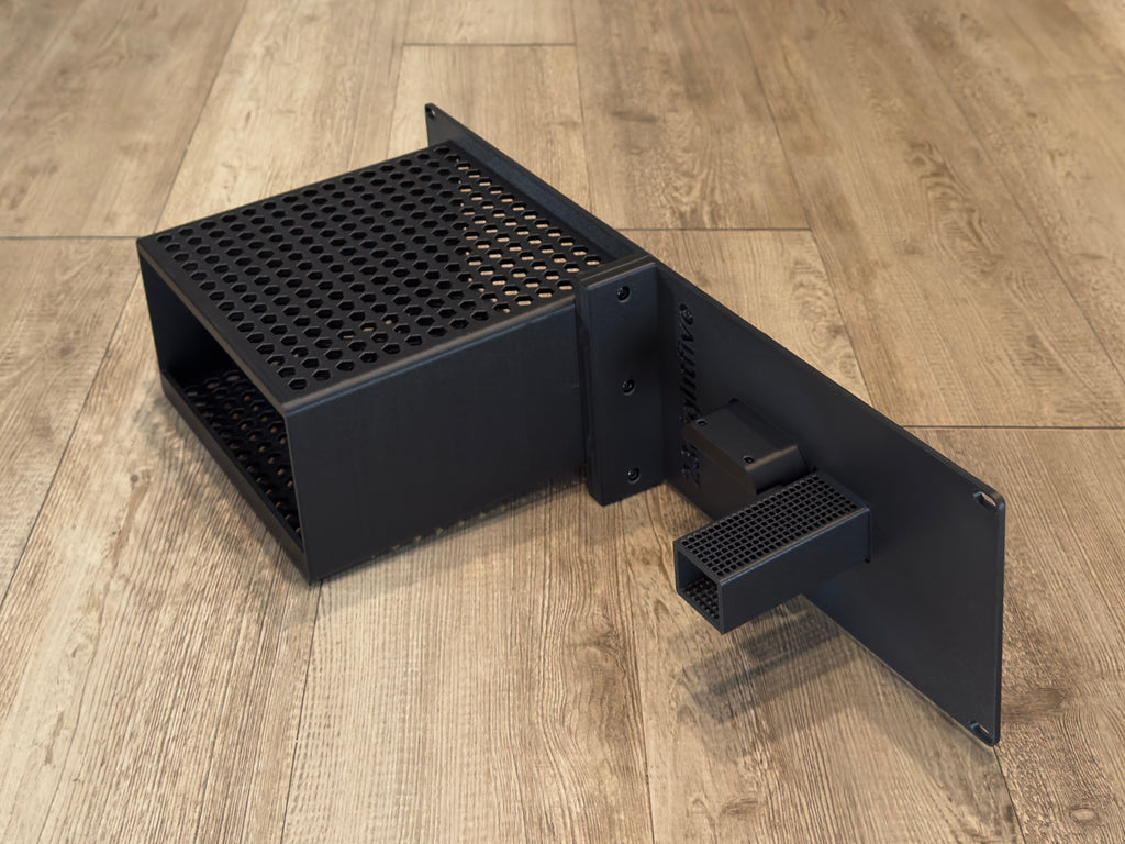 Apple Mac Studio JetKVM PoE Holder 3U Rack Mount