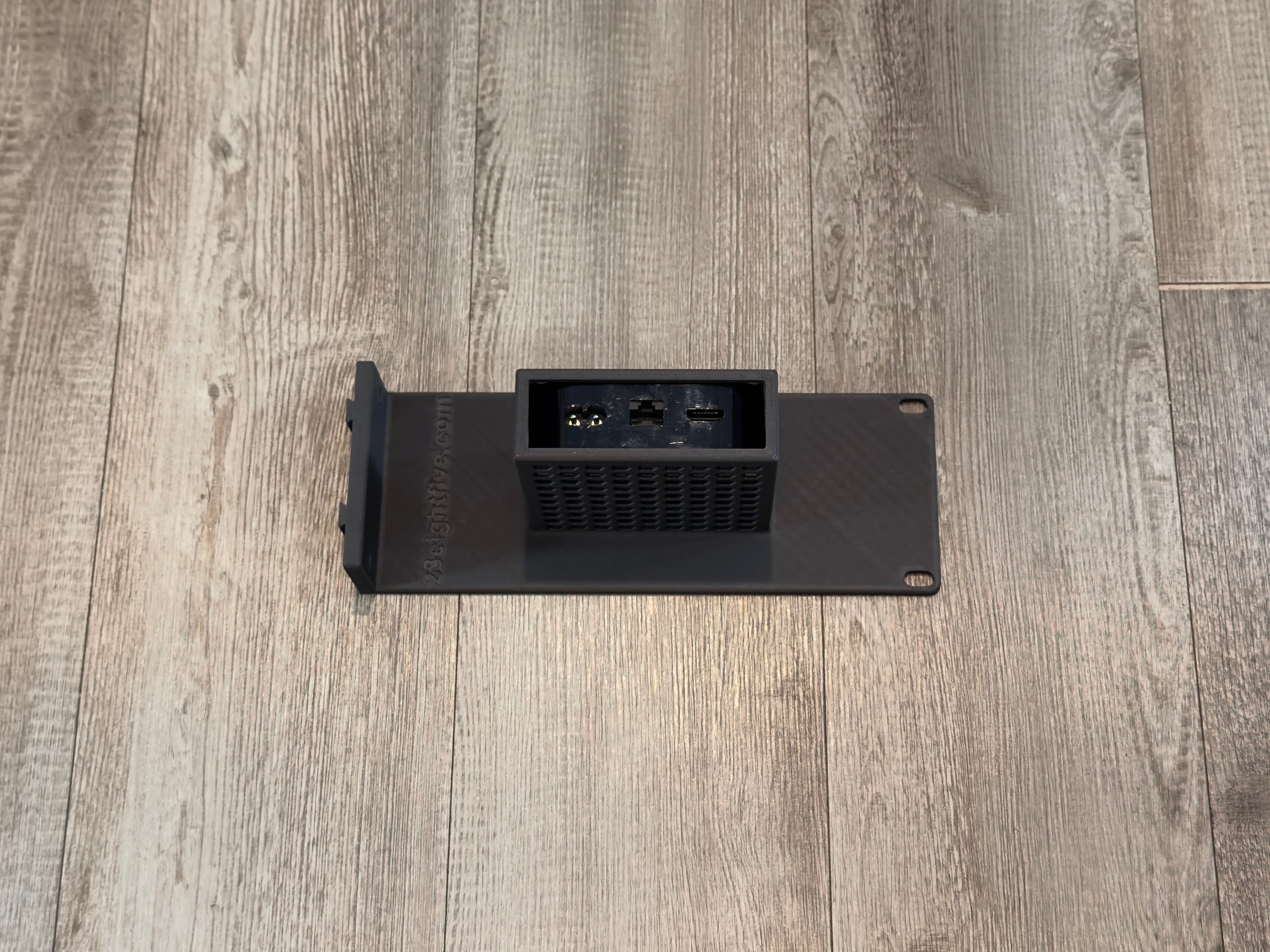 Apple TV 4K 2U Rack Mount Carbon Fiber Half Modular