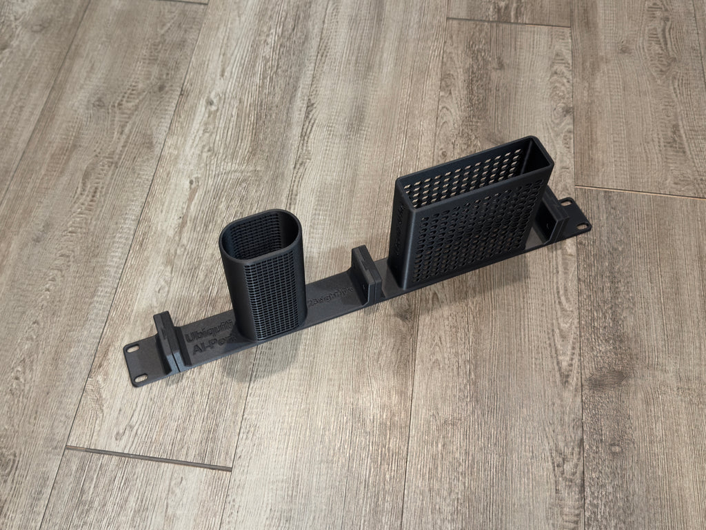 Ubiquiti Unifi AI-Key and AI-Port Carbon Fiber Infused 1U Modular Rack Mount