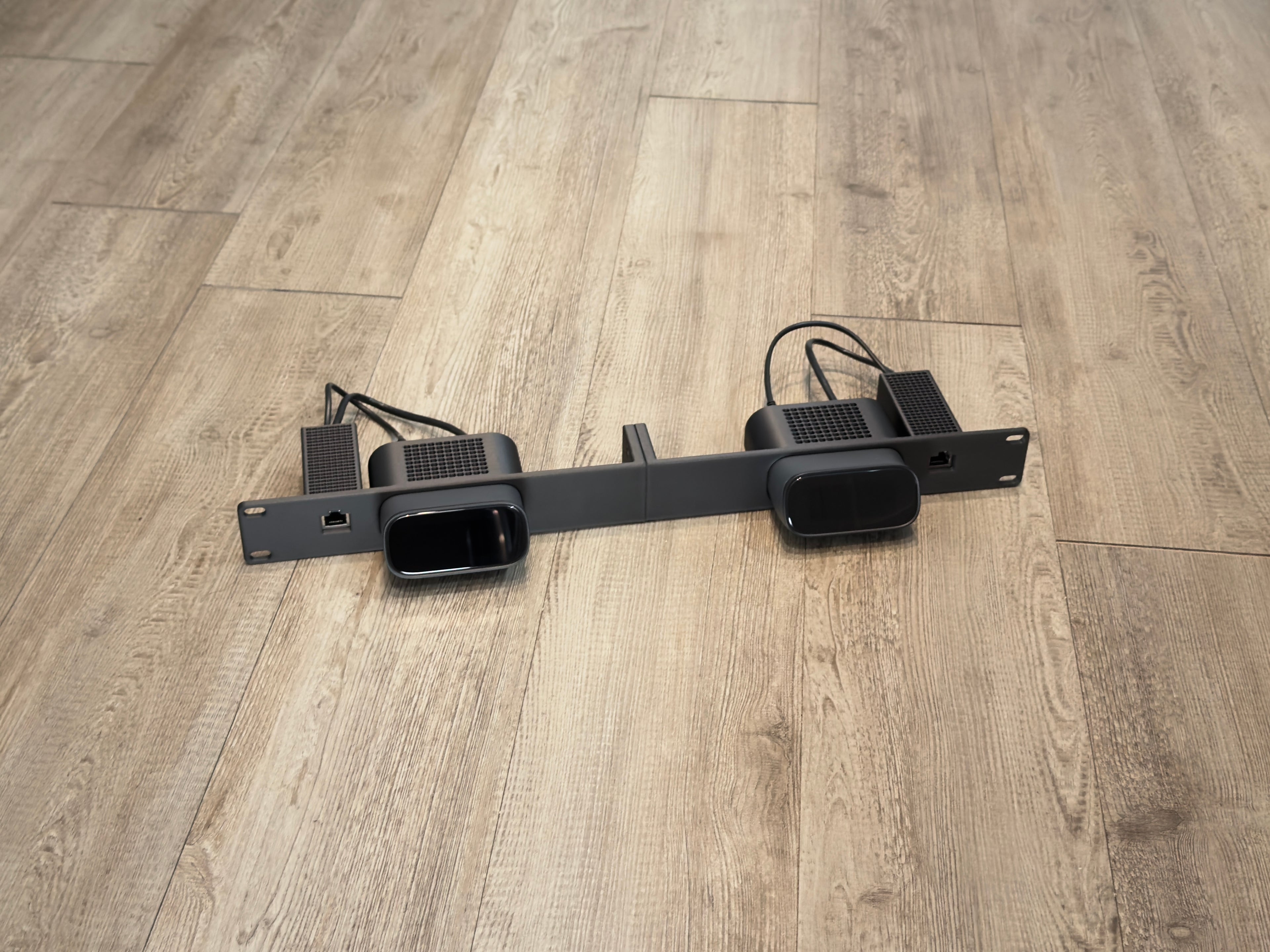 Dual GL.iNet Comet Pro KVM 1U Rack Mount with PoE Adapters Carbon Fiber Infused