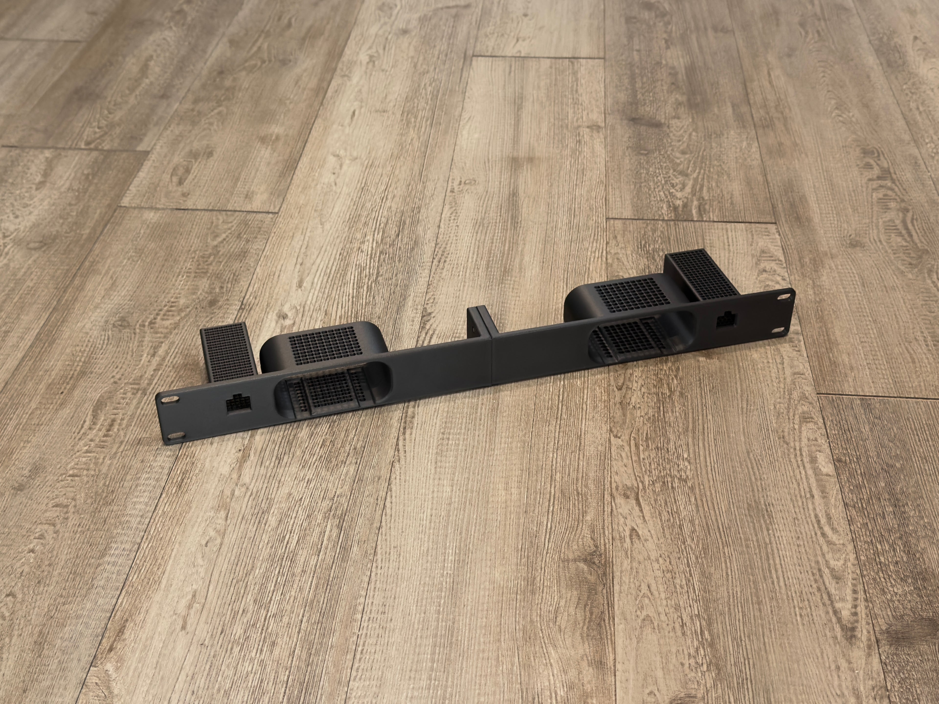 Dual GL.iNet Comet Pro KVM 1U Rack Mount with PoE Adapters Carbon Fiber Infused