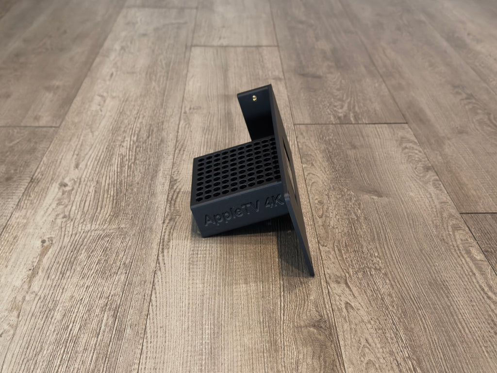 Apple TV 4K 2U Rack Mount Carbon Fiber Half Modular