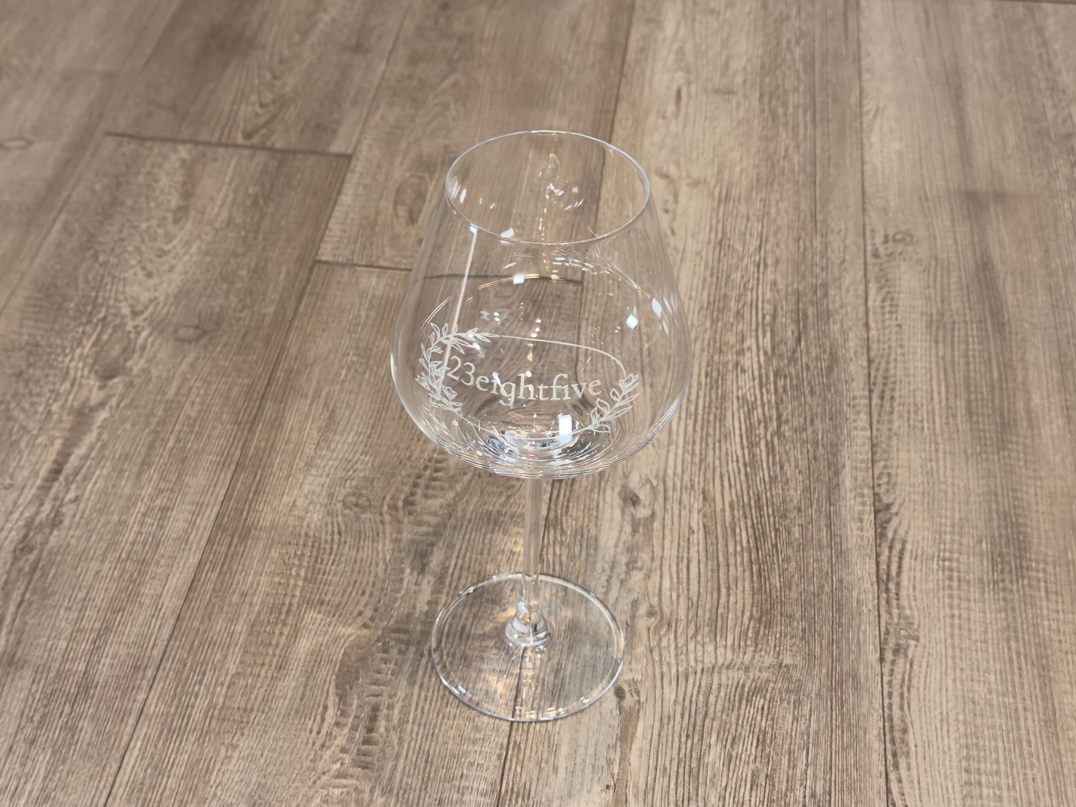 Custom Laser Engraved Premium Wine Glass 23 oz