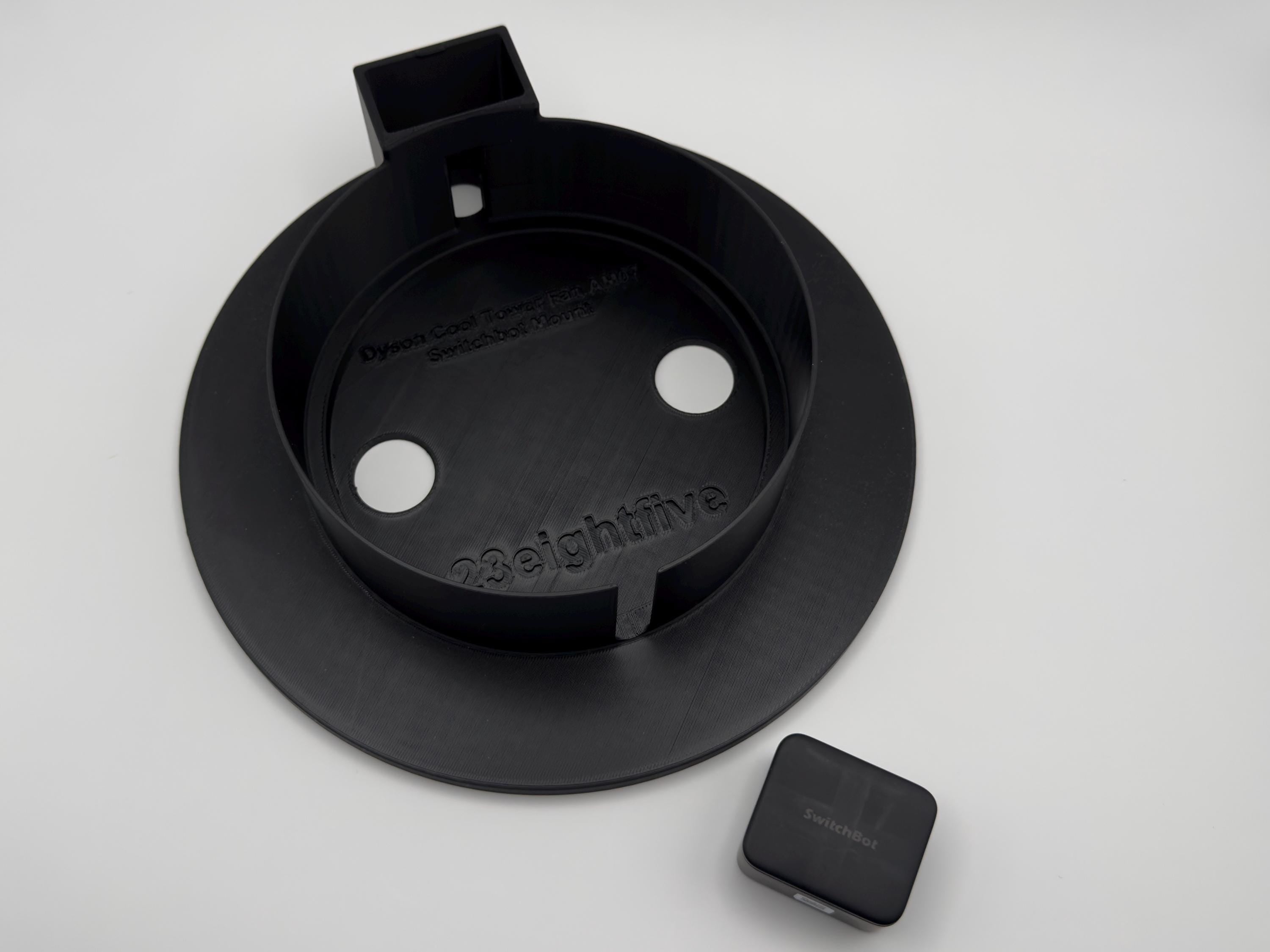 Dyson AM07 Fan SwitchBot Mount – 3D Printed Smart Home Automation Bracket