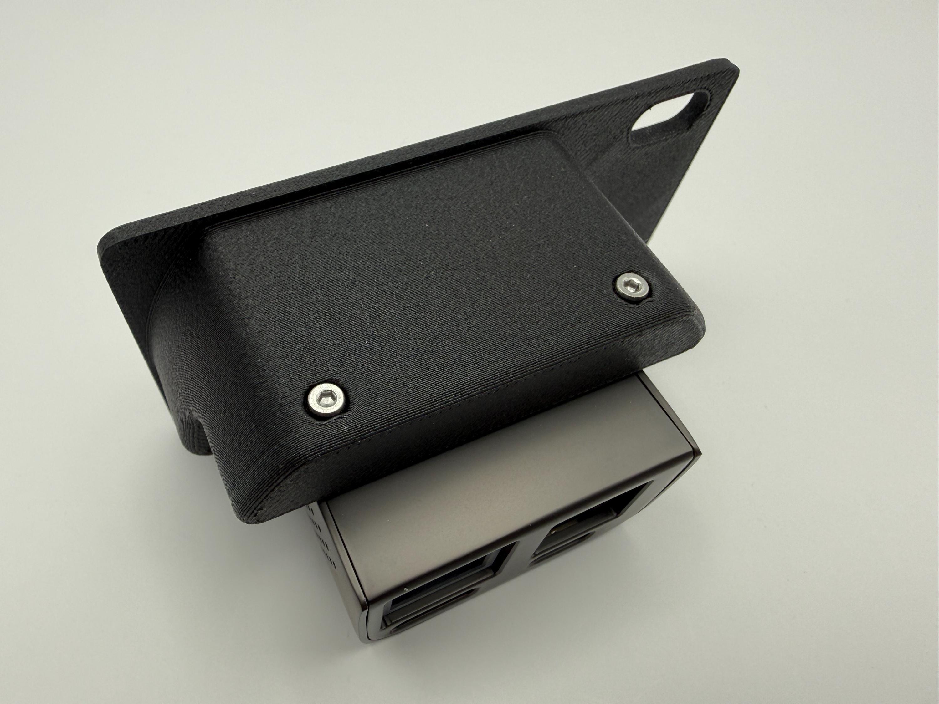 JetKVM 1U Carbon Fiber Infused Rack Mount with Extended Screws & Allen Key