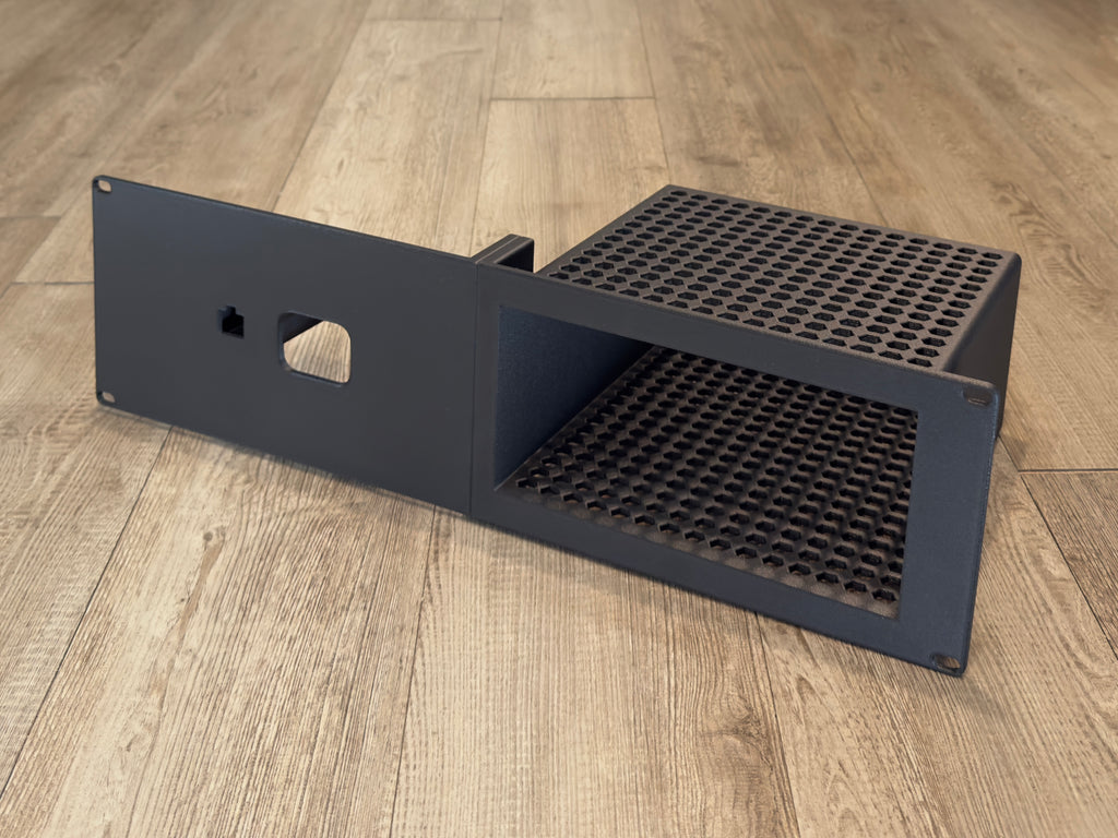 Apple Mac Studio JetKVM PoE Holder 3U Rack Mount main