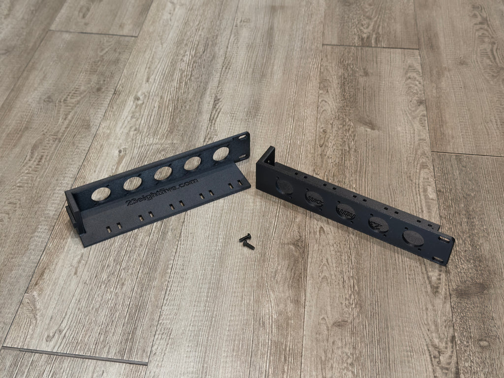 D-Type 1U Rack Mount 10 x D-Series Connectors with Cable Support