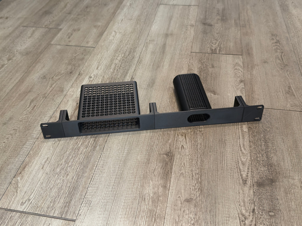 Ubiquiti Unifi AI-Key and AI-Port Carbon Fiber Infused 1U Modular Rack Mount