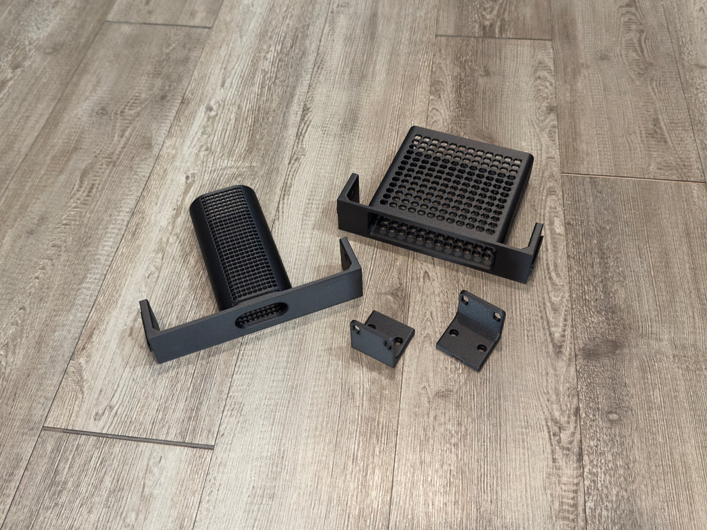 Ubiquiti Unifi AI-Key and AI-Port Carbon Fiber Infused 1U Modular Rack Mount