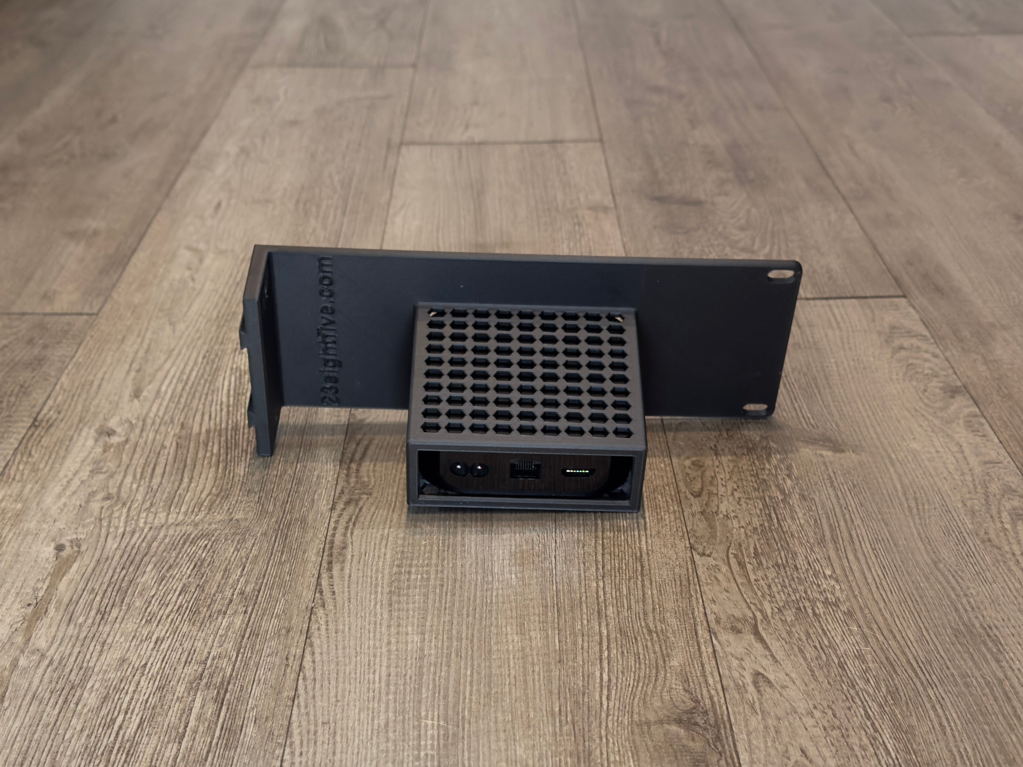 Apple TV 4K 2U Rack Mount Carbon Fiber Half Modular