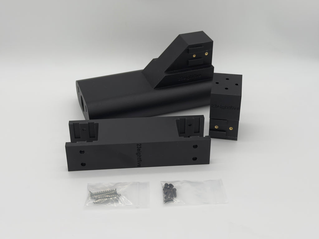 G6 180 90 degree mount with extended 12” drop and 8” extension