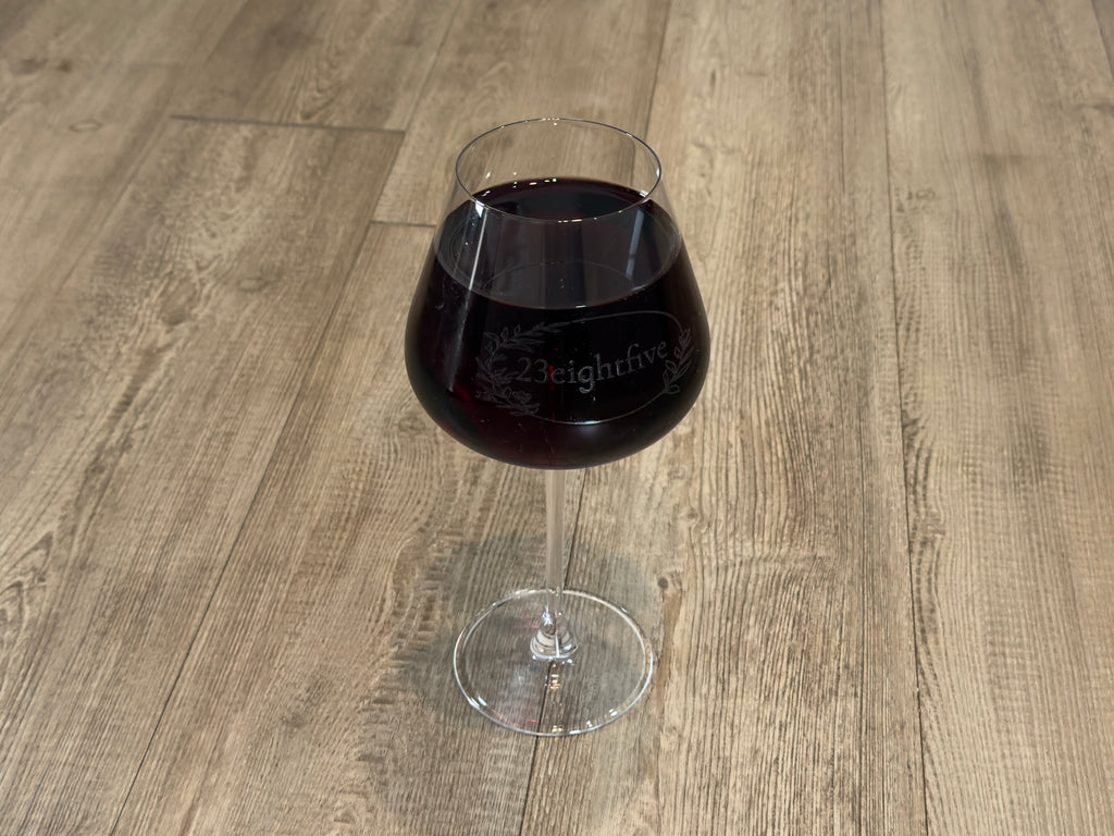 Custom Laser Engraved Premium Wine Glass 23 oz