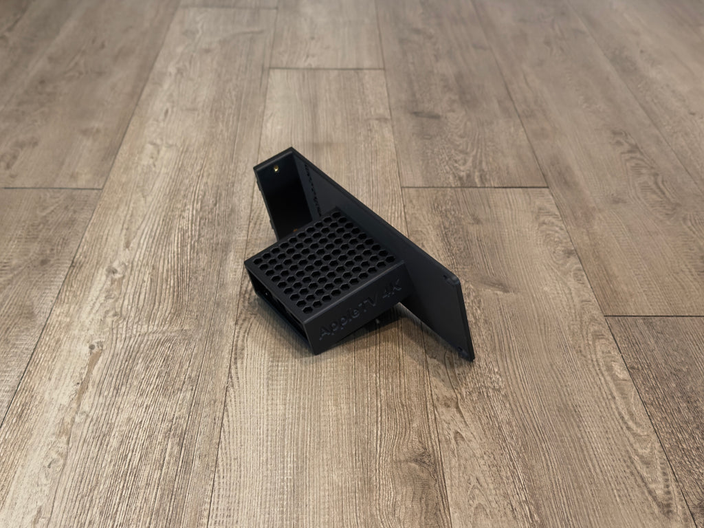 Apple TV 4K 2U Rack Mount Carbon Fiber Half Modular