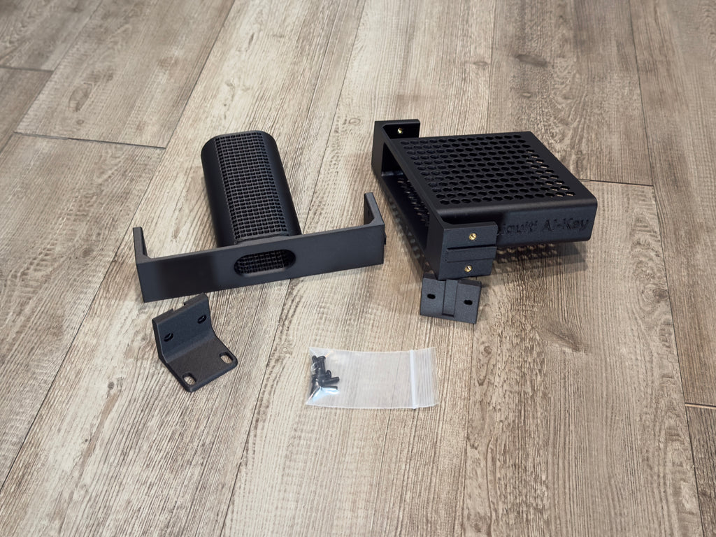 Ubiquiti Unifi AI-Key and AI-Port Carbon Fiber Infused 1U Modular Rack Mount