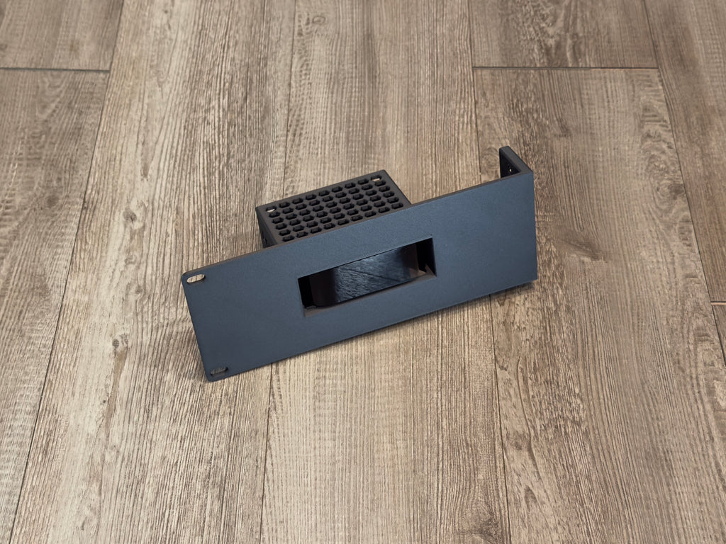 Apple TV 4K 2U Rack Mount Carbon Fiber Half Modular