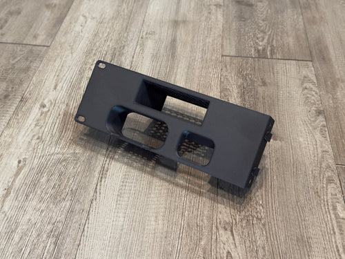 Apple TV 4K, Comet Pro, and JetKVM Carbon Fiber 2U Rack Mount Half