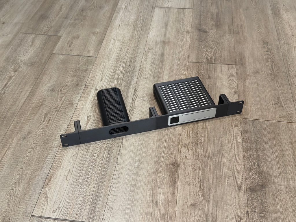 Ubiquiti Unifi AI-Key and AI-Port Carbon Fiber Infused 1U Modular Rack Mount