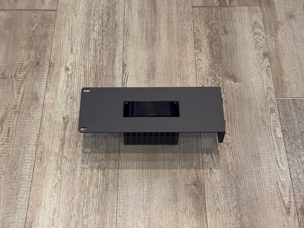 Apple TV 4K 2U Rack Mount Carbon Fiber Half Modular