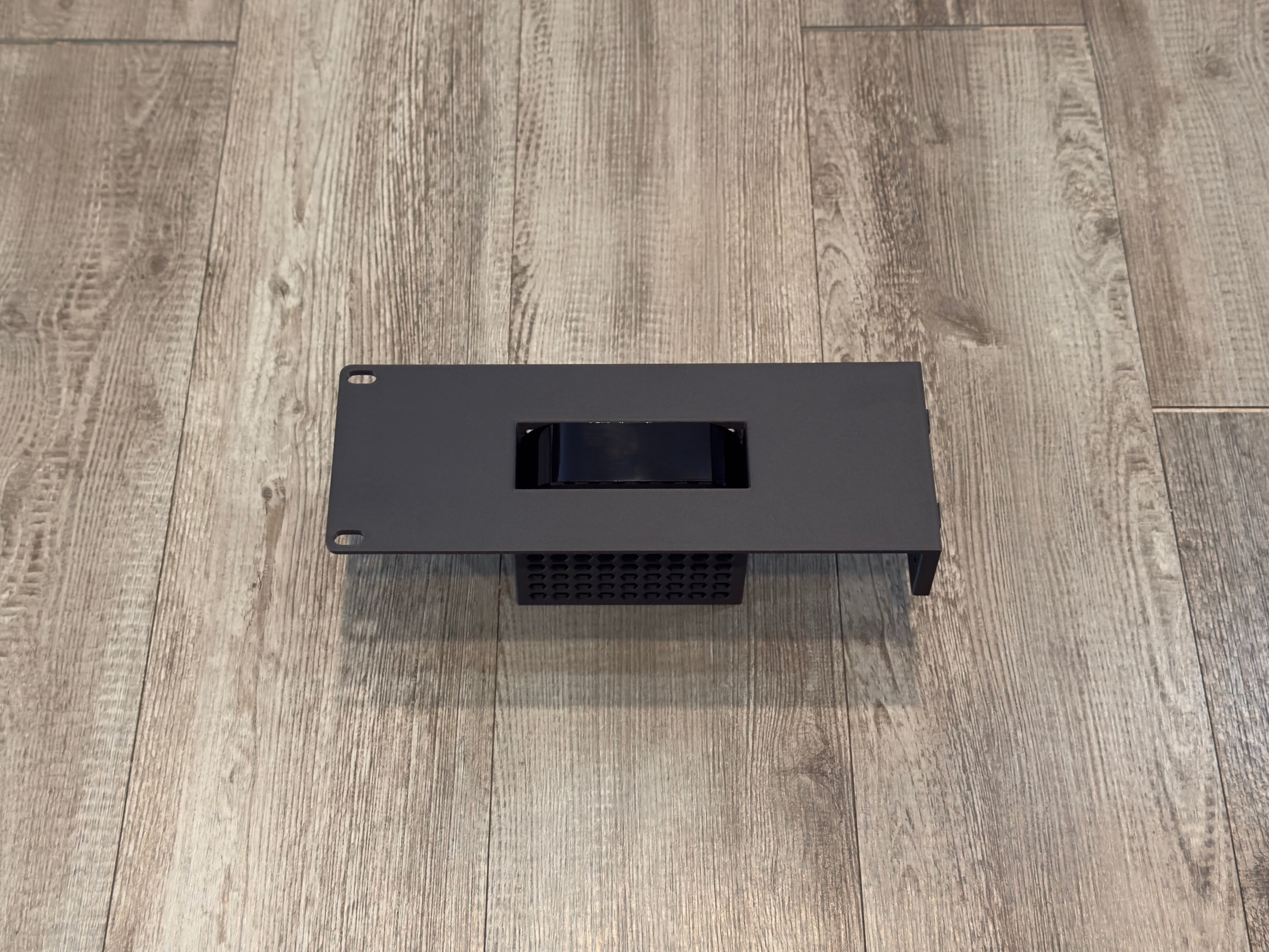 Apple TV 4K 2U Rack Mount Carbon Fiber Half Modular