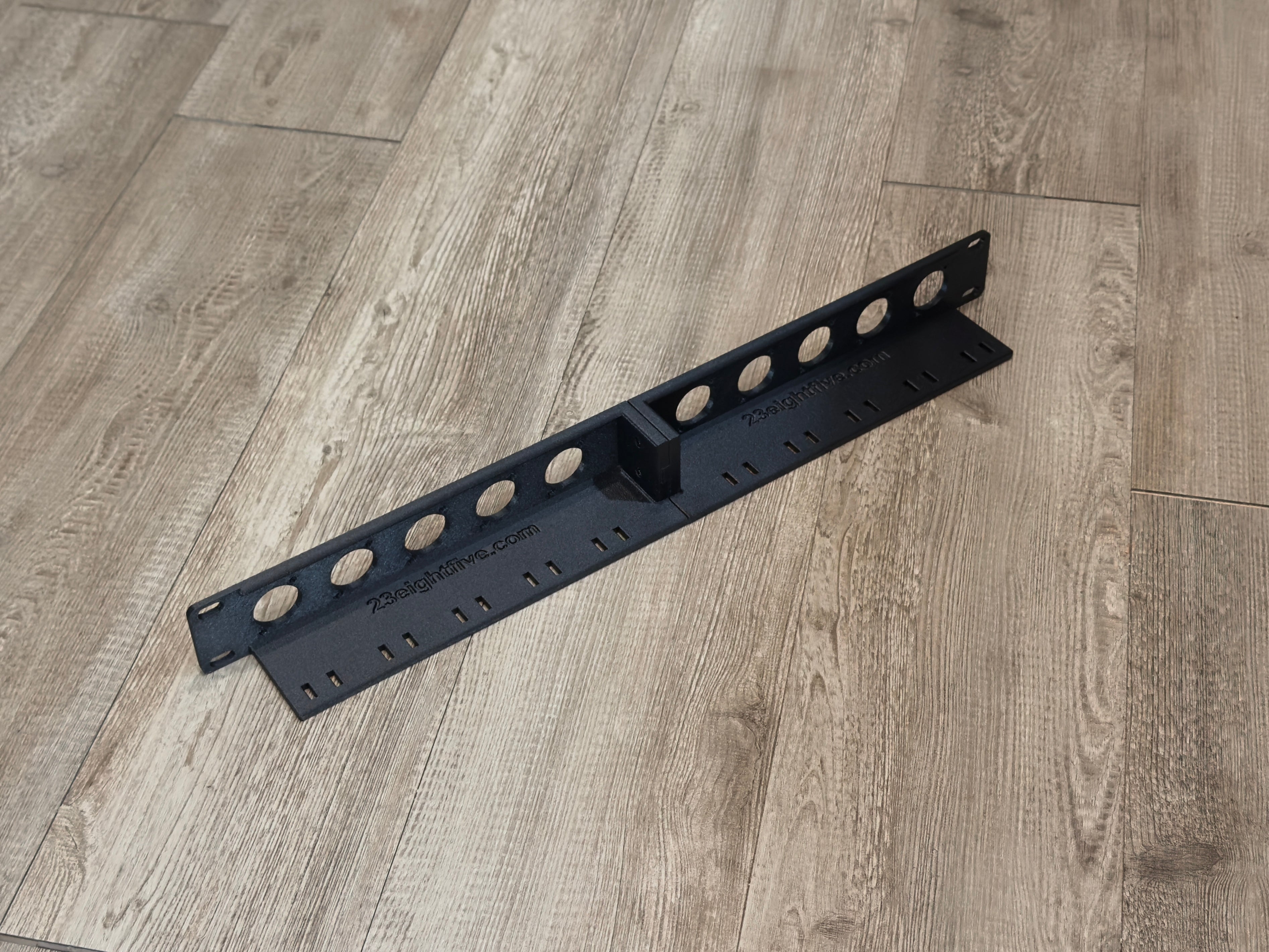 D-Type 1U Rack Mount 10 x D-Series Connectors with Cable Support