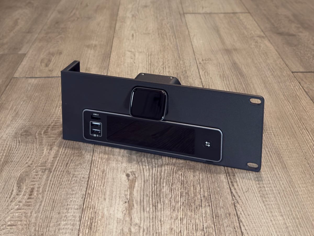 GL.iNET Comet X and JetKVM 2U Rack Mount Carbon Fiber Half Modular