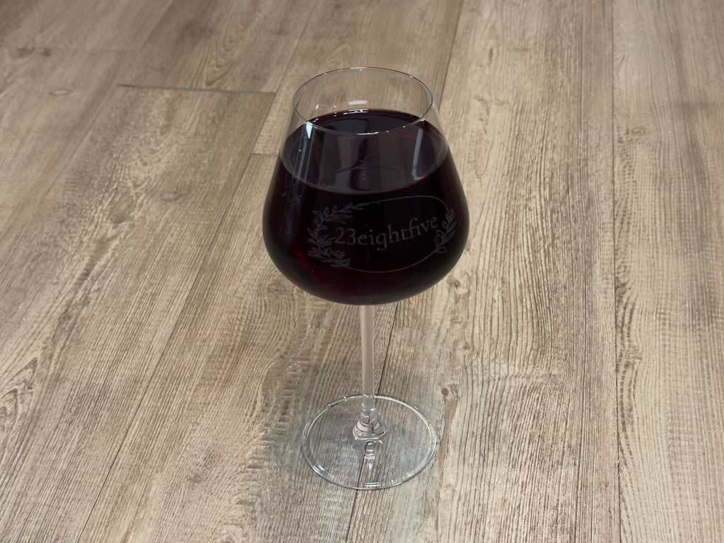 Custom Laser Engraved Premium Wine Glass 23 oz