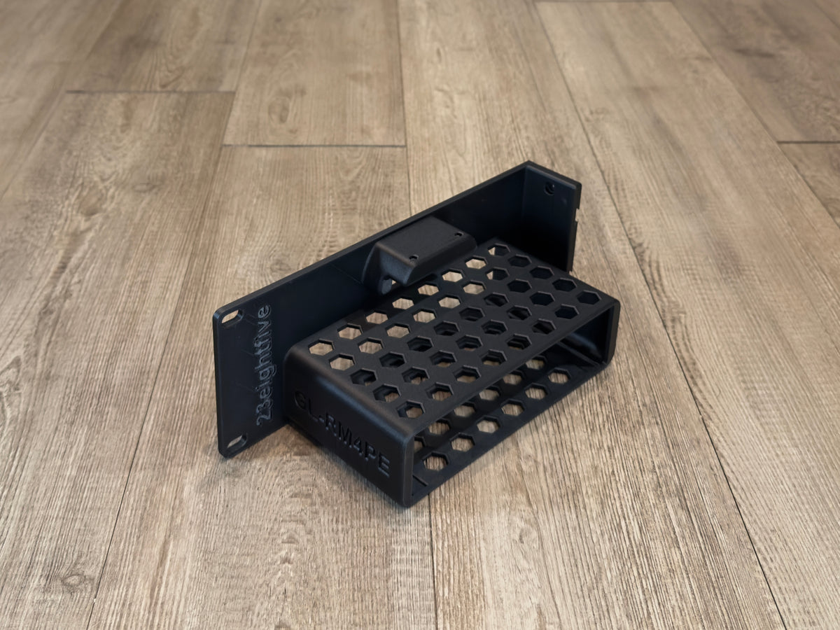 GL.iNET Comet X and JetKVM 2U Rack Mount Carbon Fiber Half Modular