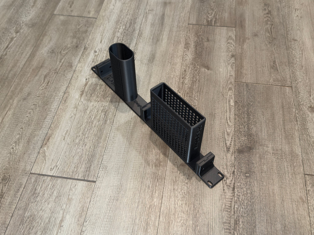 Ubiquiti Unifi AI-Key and AI-Port Carbon Fiber Infused 1U Modular Rack Mount