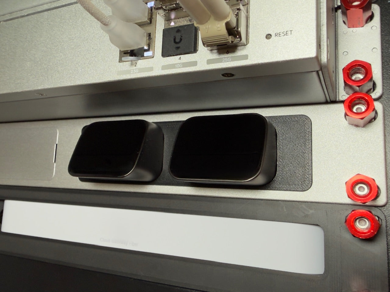 JetKVM Dual Adapter Insert for AI Key Rack Mount