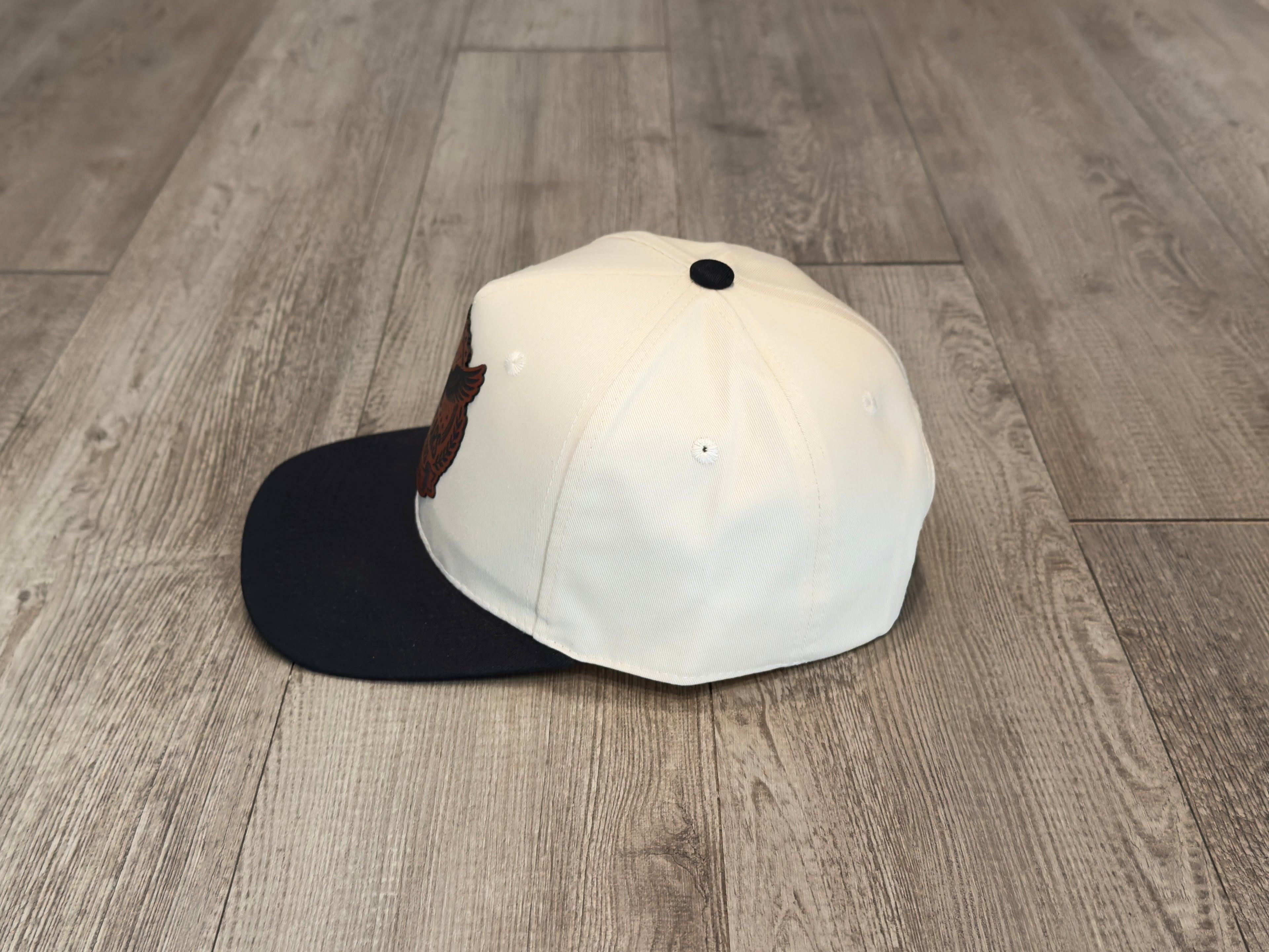 America 250 Hat With Bald Eagle Leatherette Patch Snapback Cap