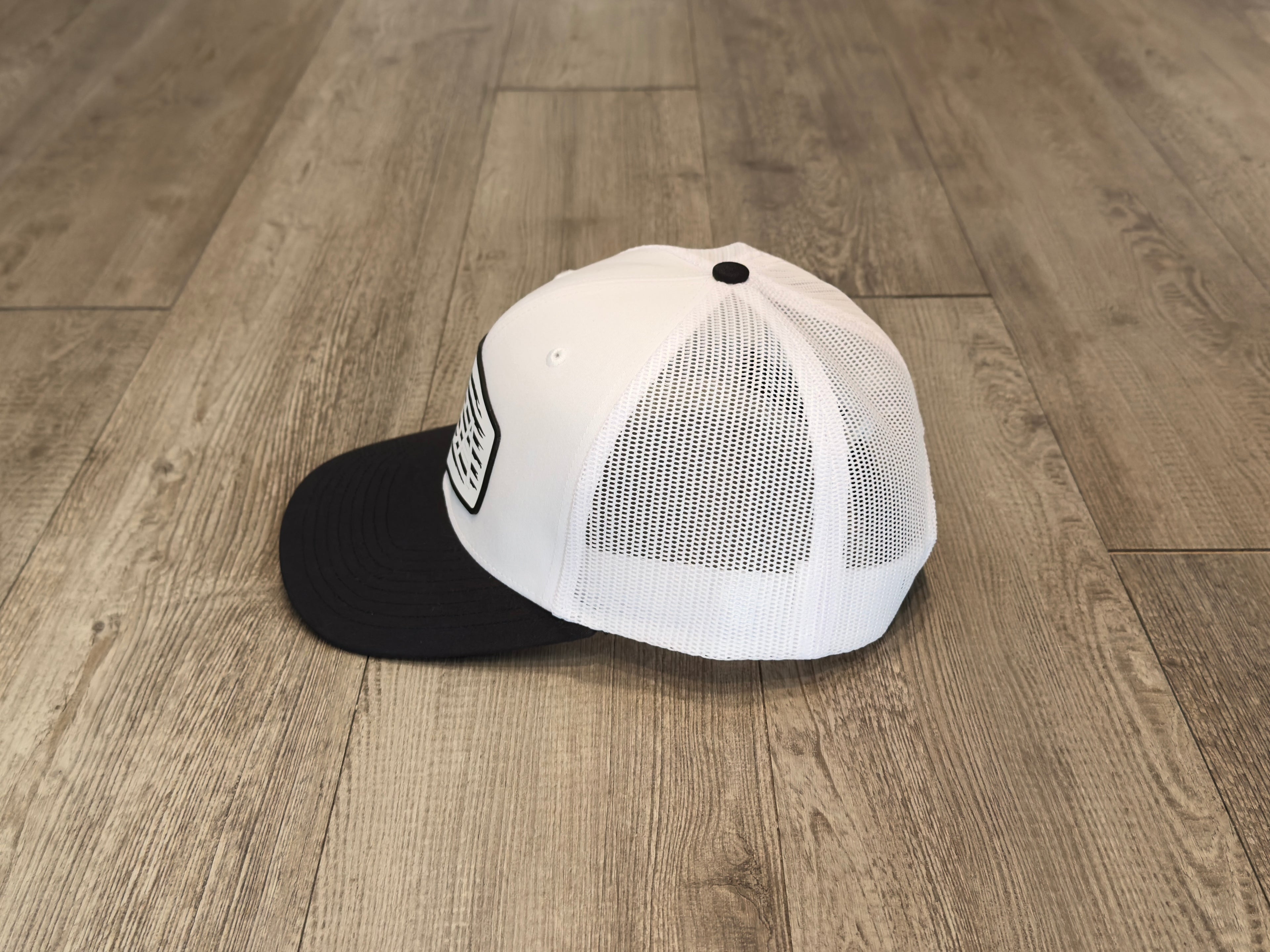 American Flag Trucker Hat Richardson 112 with USA Patch