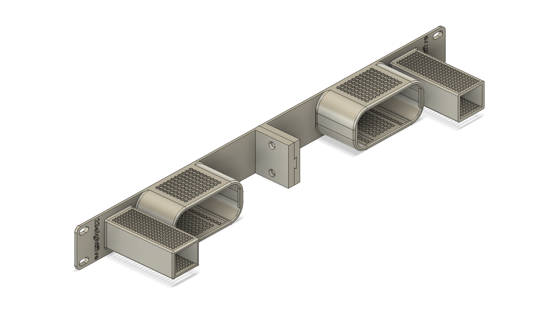 GLiNet Comet Pro Dual Carbon Fiber Infused 1U Rack Mount & PoE Adapters GL-RM10