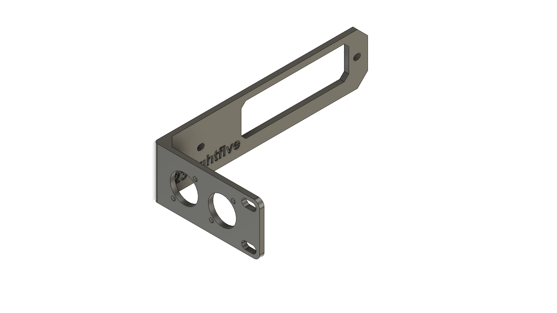 Shure FP410 Right Rack Ear With 2 D-Type 1U Rack Mount