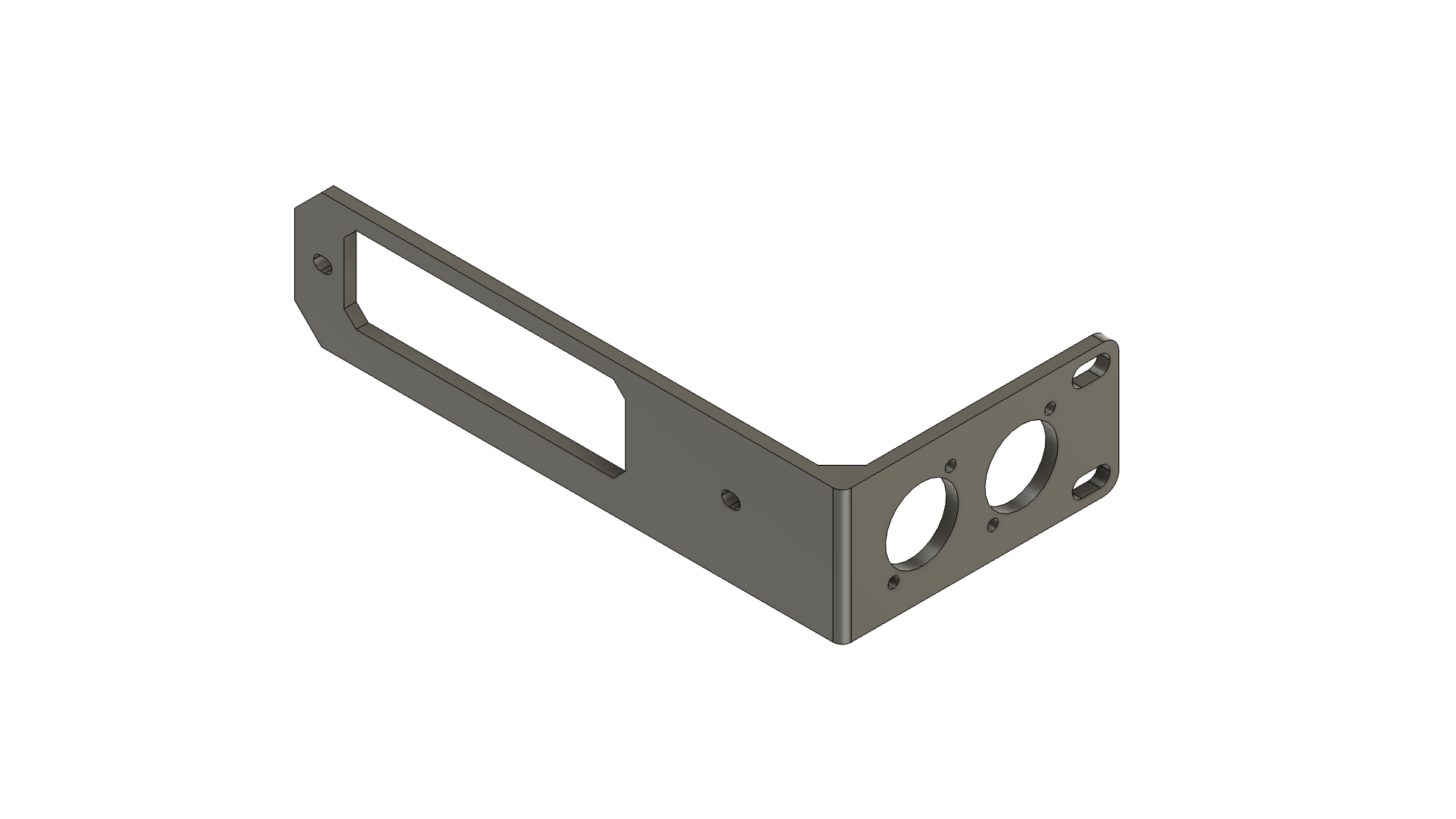 Shure FP410 Right Rack Ear With 2 D-Type 1U Rack Mount