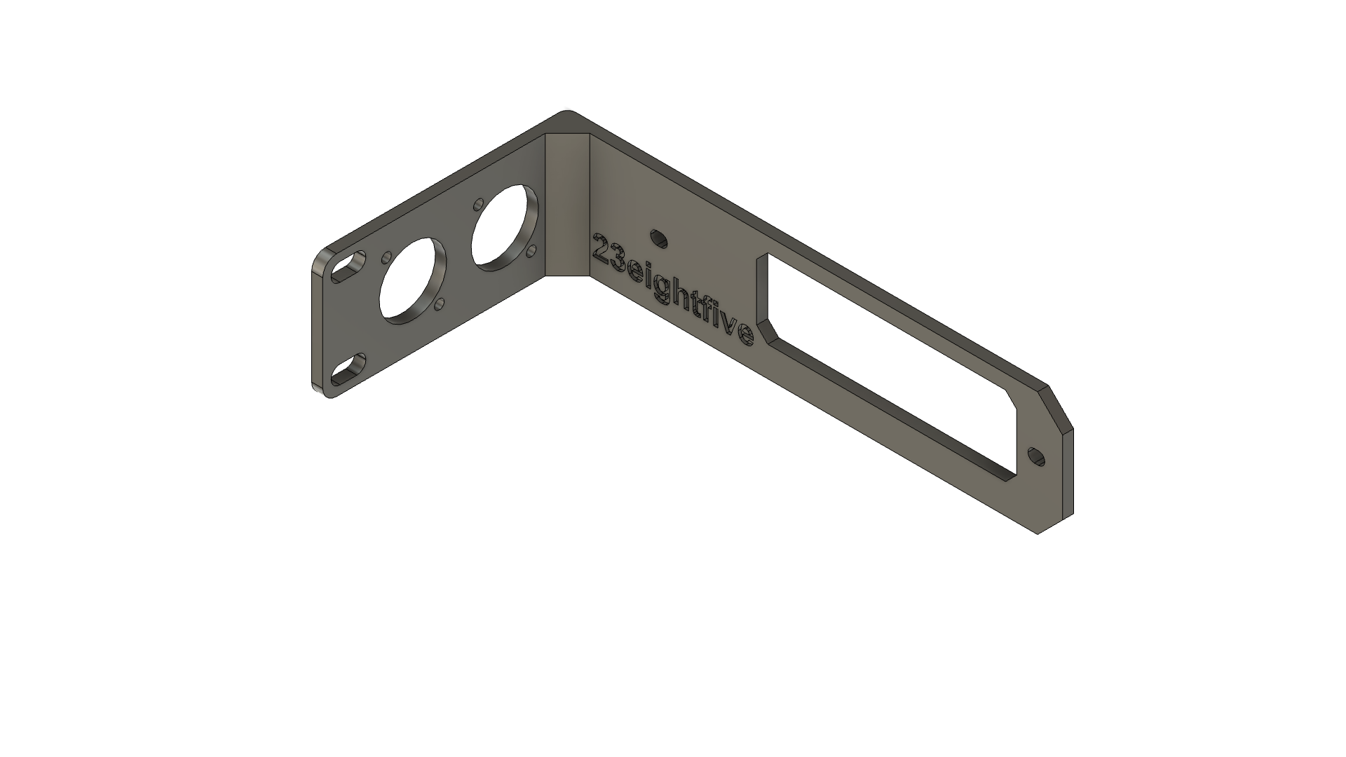 Shure FP410 Right Rack Ear With 2 D-Type 1U Rack Mount