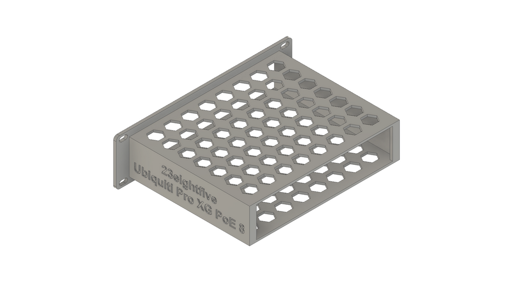 Ubiquiti Pro XG 8 PoE Carbon Fiber Infused 1.5U 10” Rack Mount USW-Pro-XG-8-PoE