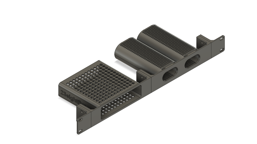 Ubiquiti AI Key Dual AI Port 1U Rack Mount Carbon Fiber