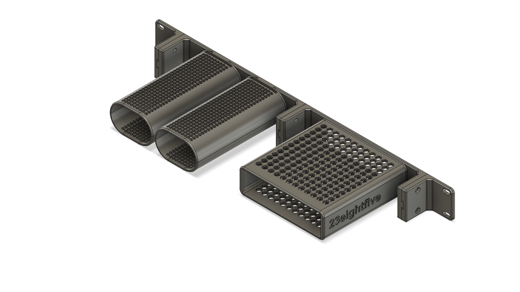 Ubiquiti AI Key Dual AI Port 1U Rack Mount Carbon Fiber