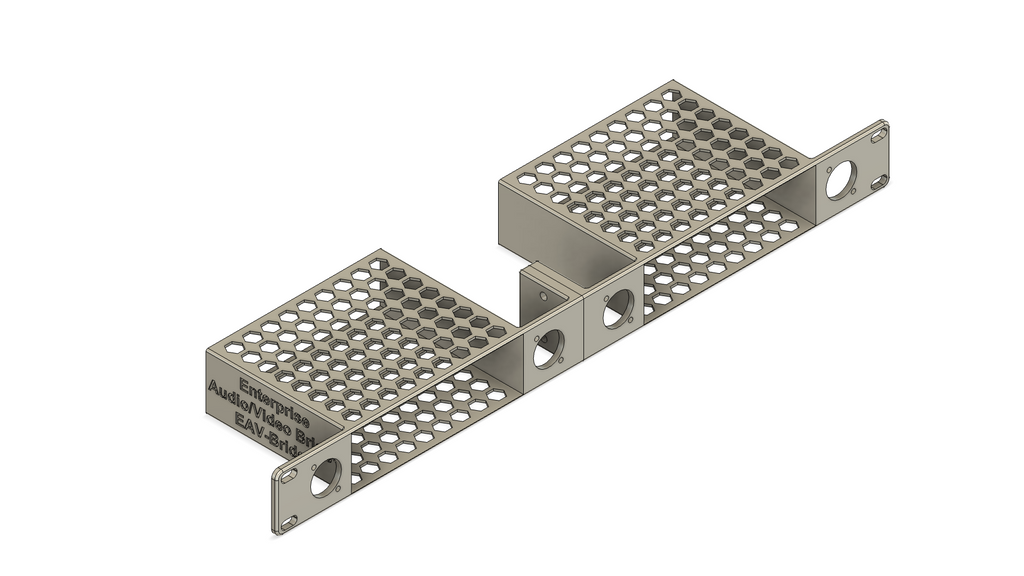 Ubiquiti EAV Bridge 1U Rack Mount 4 D Type Connectors