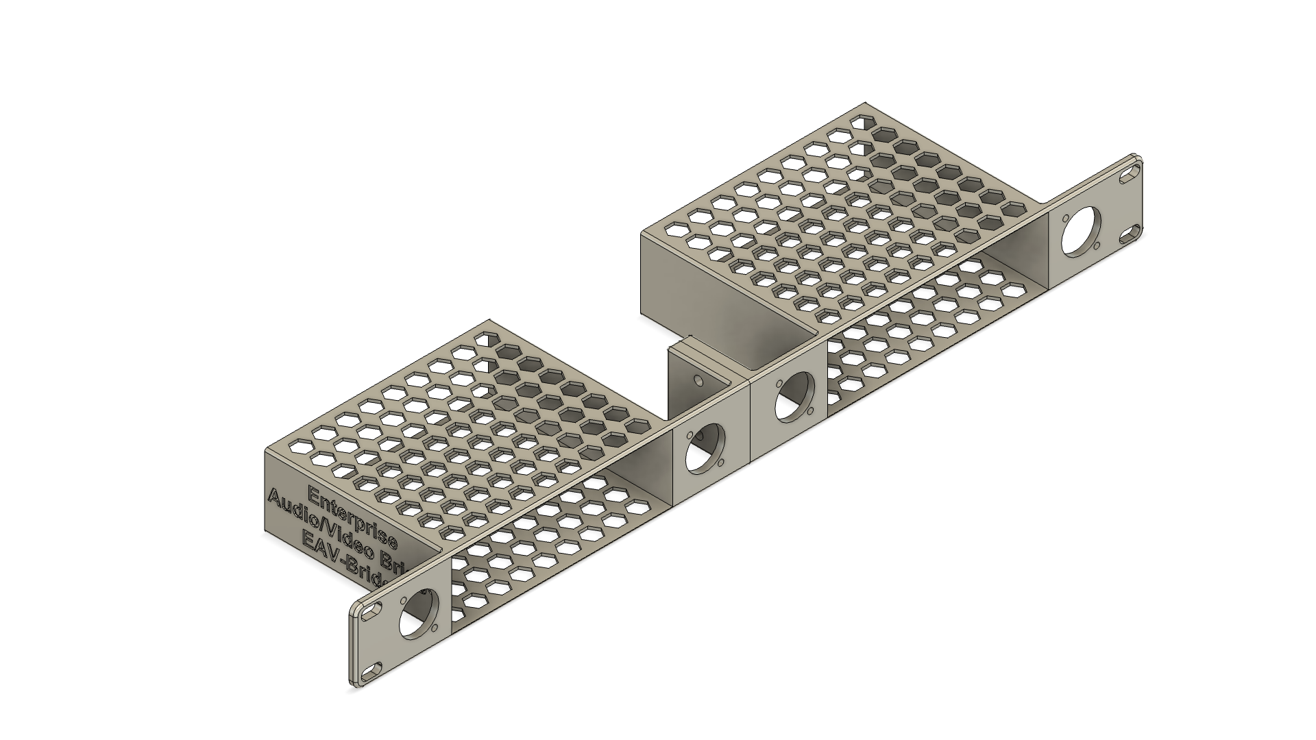 Ubiquiti Enterprise Audio Video Bridge Rack Mount 4 D-Type Connectors eav-bridge
