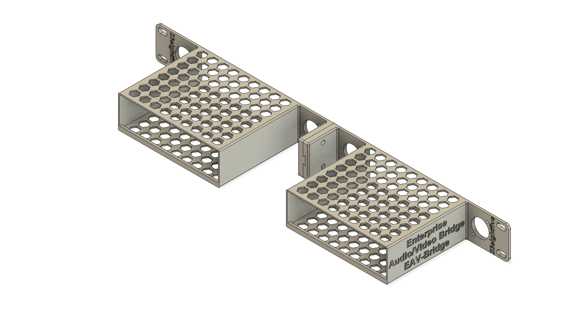 Ubiquiti Enterprise Audio Video Bridge Rack Mount 4 D-Type Connectors eav-bridge