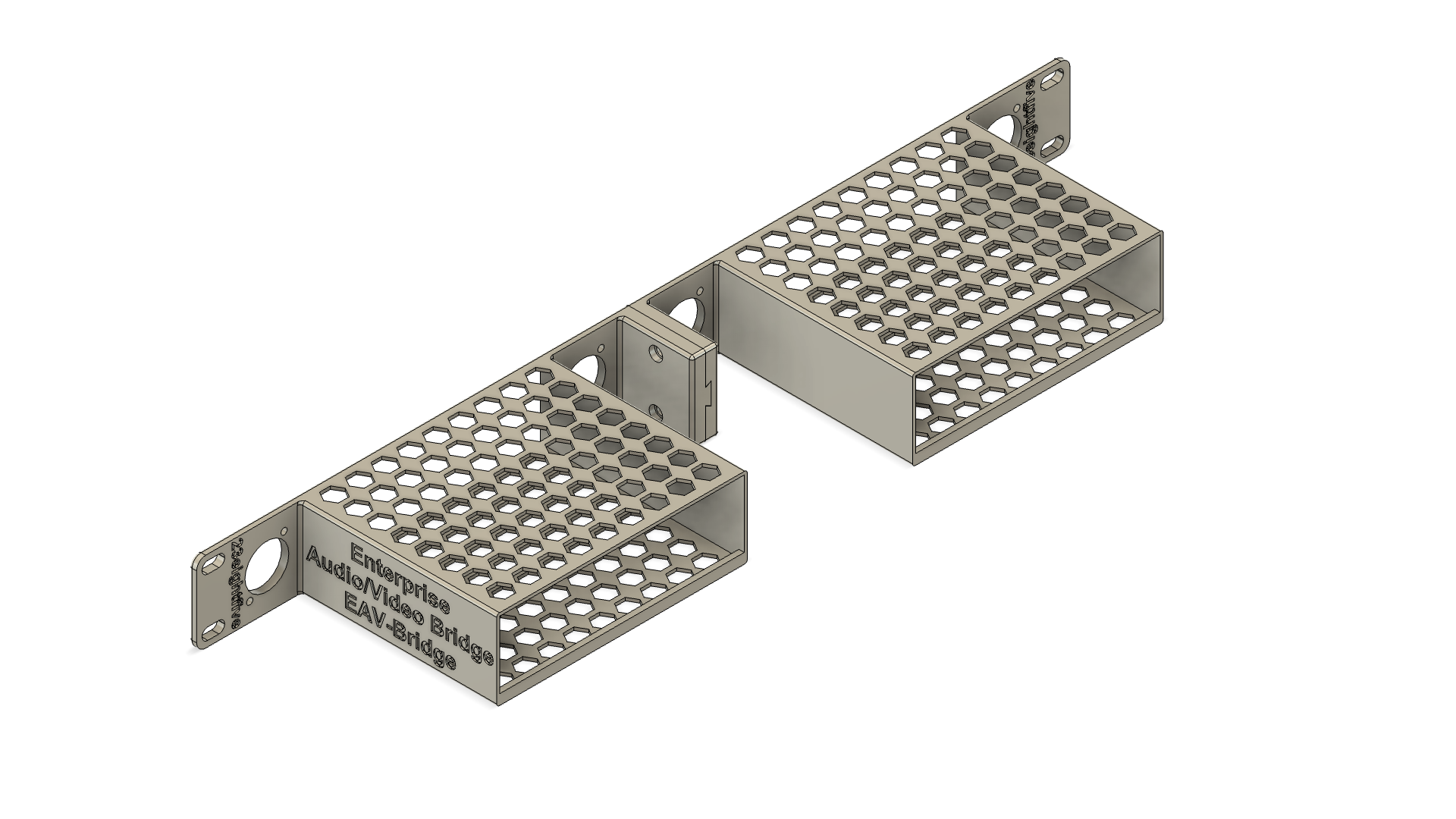 Ubiquiti Enterprise Audio Video Bridge Rack Mount 4 D-Type Connectors eav-bridge
