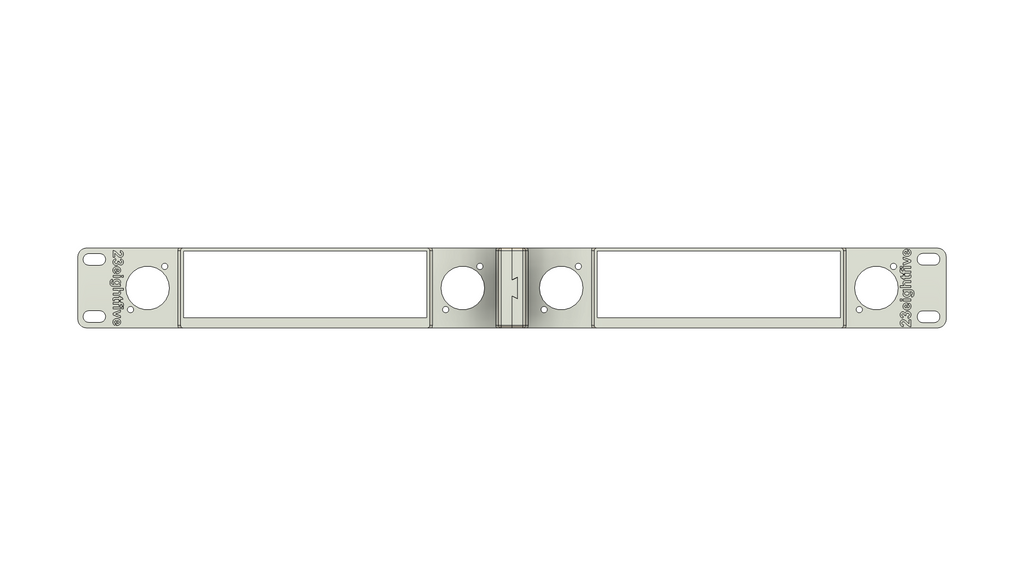 Ubiquiti EAV Bridge 1U Rack Mount 4 D Type Connectors