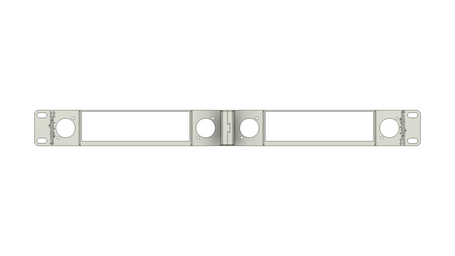 Ubiquiti EAV Bridge 1U Rack Mount 4 D Type Connectors