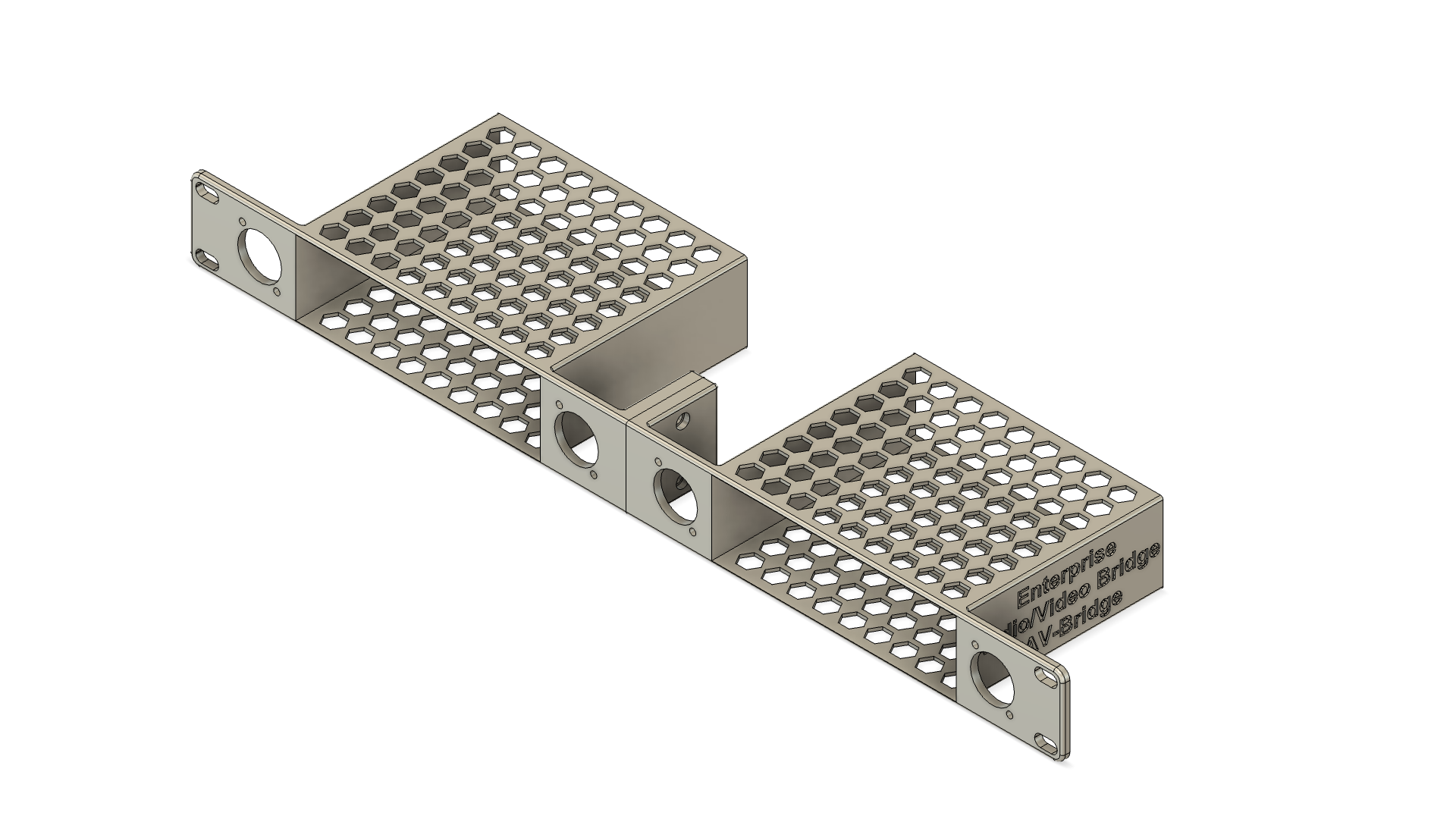 Ubiquiti Enterprise Audio Video Bridge Rack Mount 4 D-Type Connectors eav-bridge